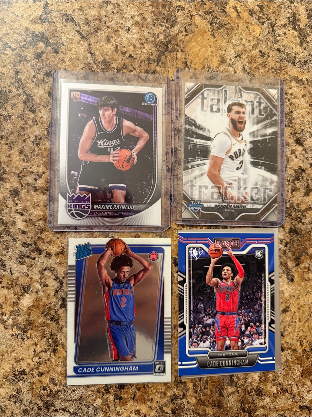 Basketball Rookie Trading Card Lot - Featuring Cade Cunningham